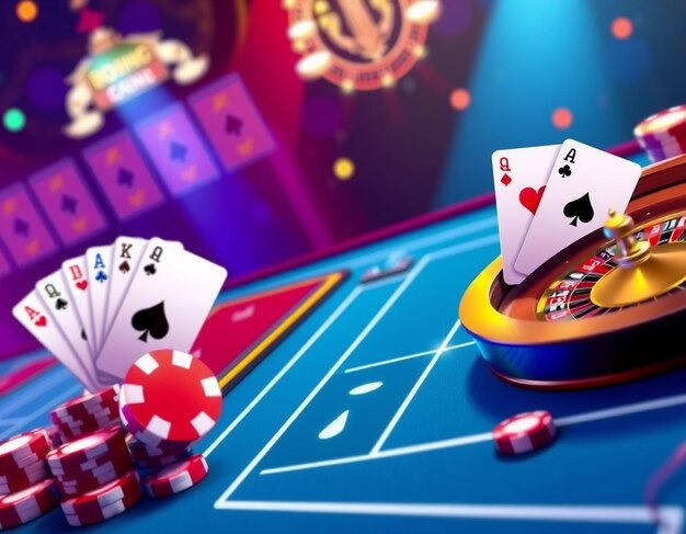 Live casino table and sports betting interface
